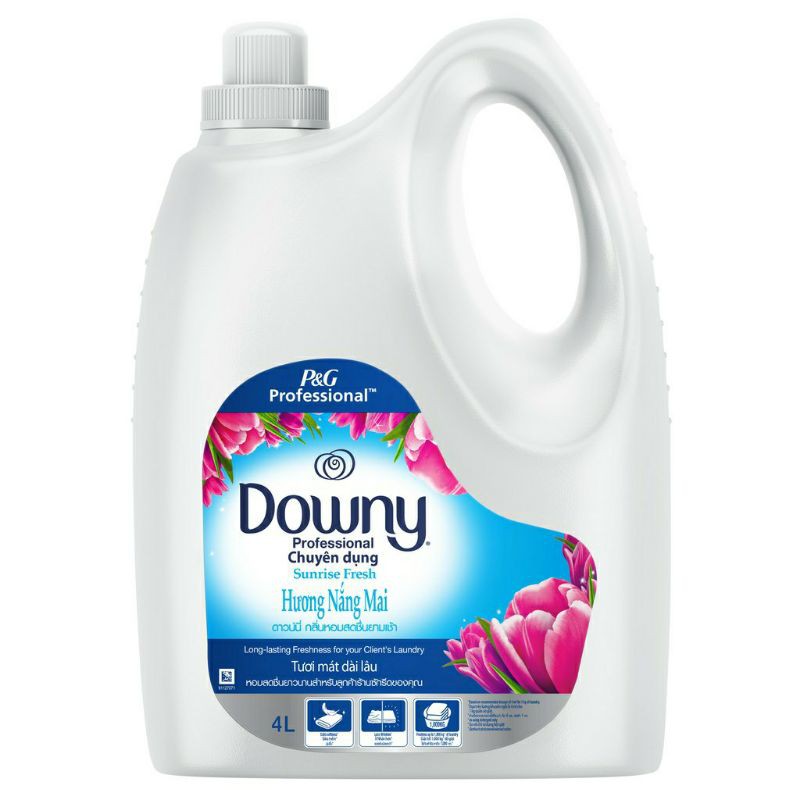 Nước xả vải downy hương nắng mai can 4l.