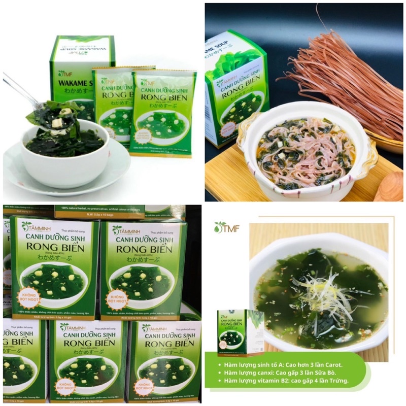 Canh dưỡng sinh rong biển