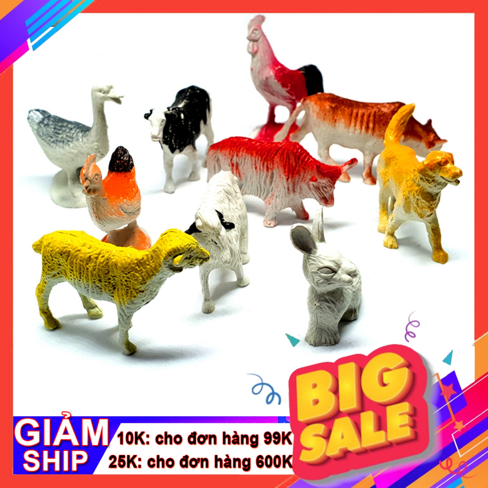 Bộ sưu tập thú rừng 60 chi tiết New4all Animal World
