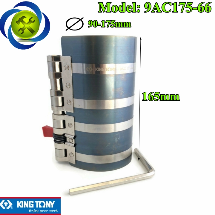Cảo vô bạc piston kingtony 9ac175-66 cao 165mm phi 90-175mm