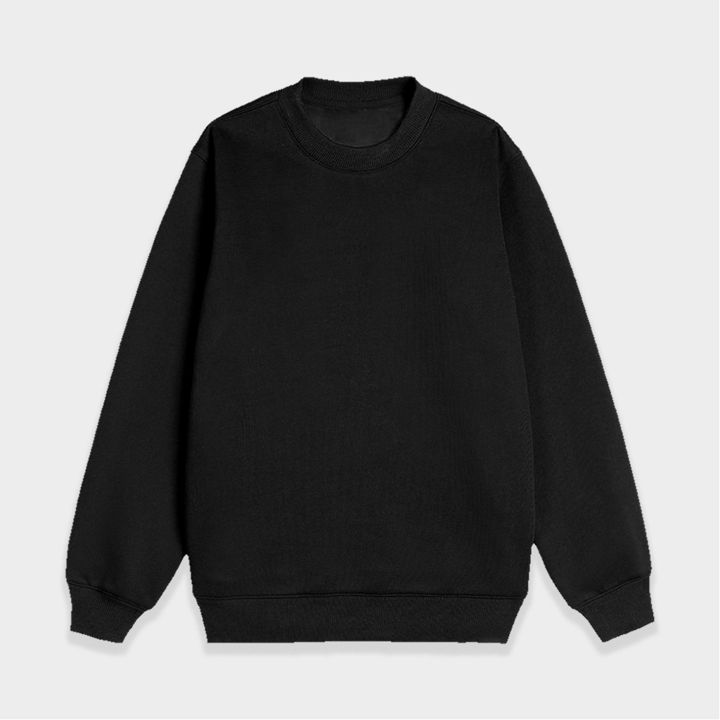 Áo sweater nam nữ trơn, áo tay dài trơn nỉ bông mềm mịn, áo sweater basic unisex - Tí Chuột Studio