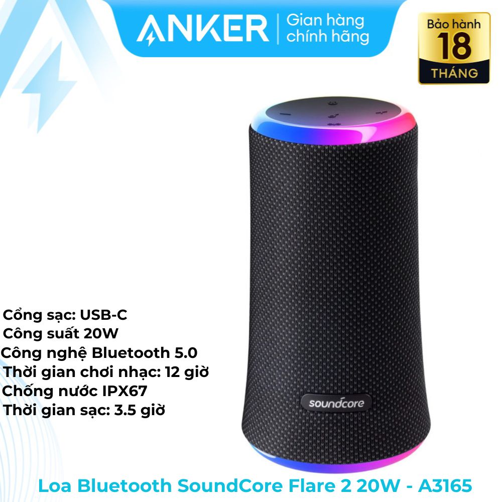 Loa bluetooth soundcore flare 2 20w - a3165