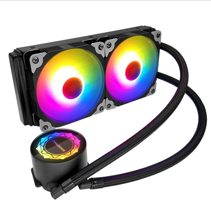 FAN CPU 1155 TẢN NHIỆT NƯỚC COOLMOON AR240 LED RGB