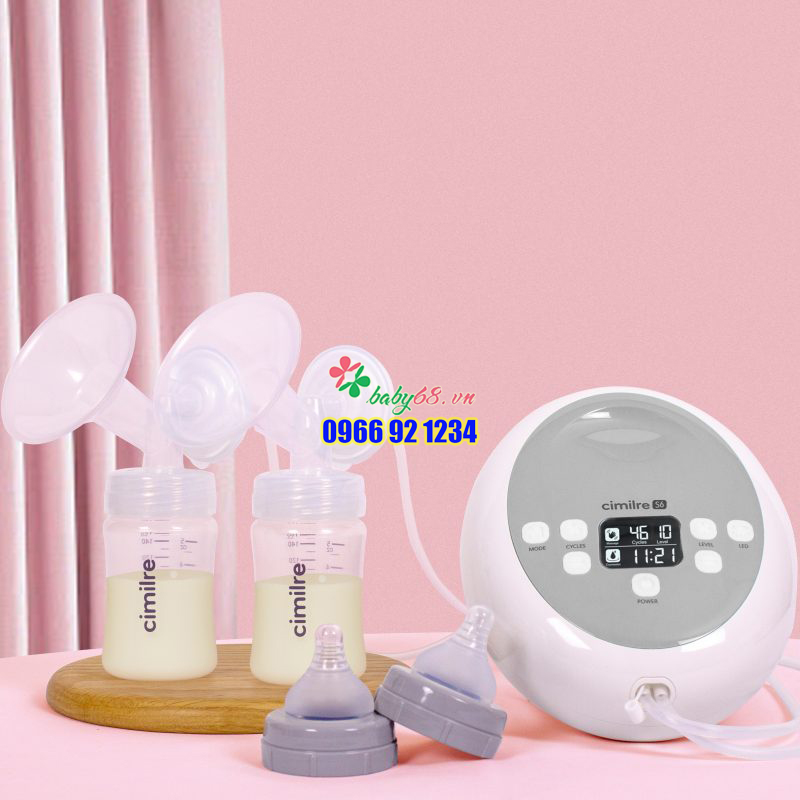 Máy hút sữa điện đôi chuẩn bệnh viện Cimilre S6 Electric Breast Pump