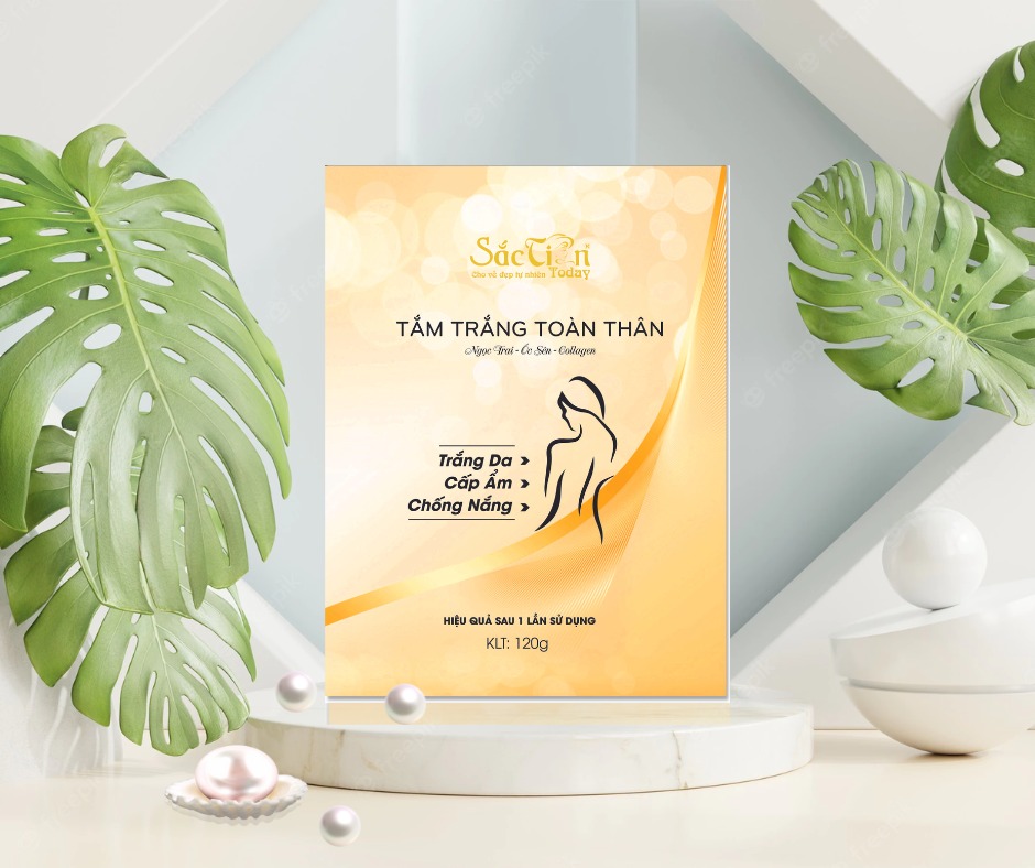 Tắm Trắng Toàn Thân 150g (mới) Sắc Tiên Today