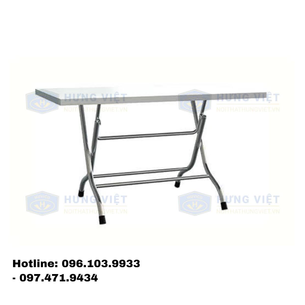 [KV Hà Nội] [Chính hãng] Bàn Inox Ống Tròn Xuân Hòa BI-1380