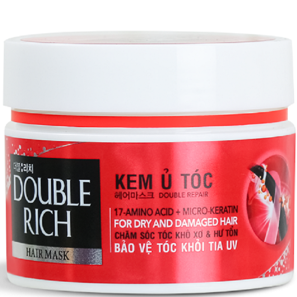 Kem Ủ Tóc 150g Double Rich Làm Giảm Khô Sơ, Hư Tổn Tóc,