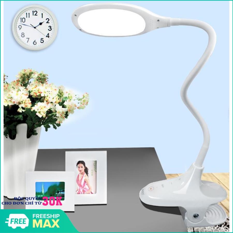 Đèn led kẹp bàn chống cận thị cáp sạc USB tiện dụng