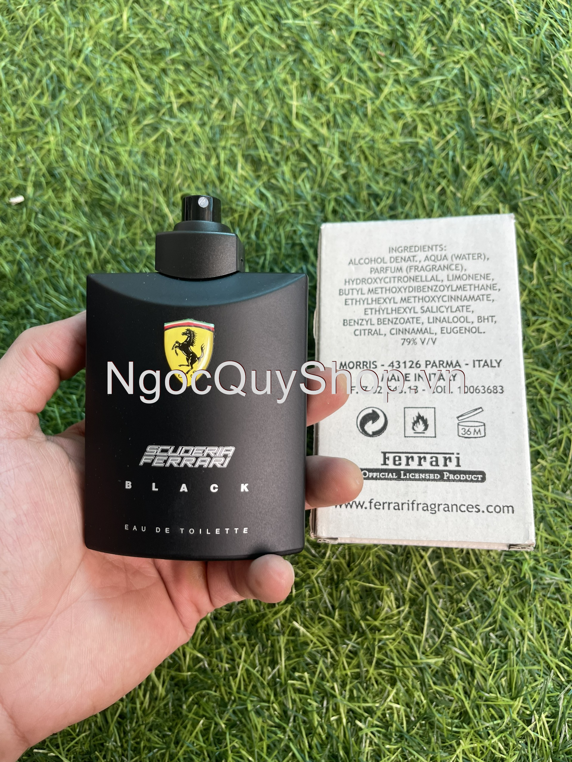 Nước hoa Tester Nam Ferrari Scuderia Black 125ml