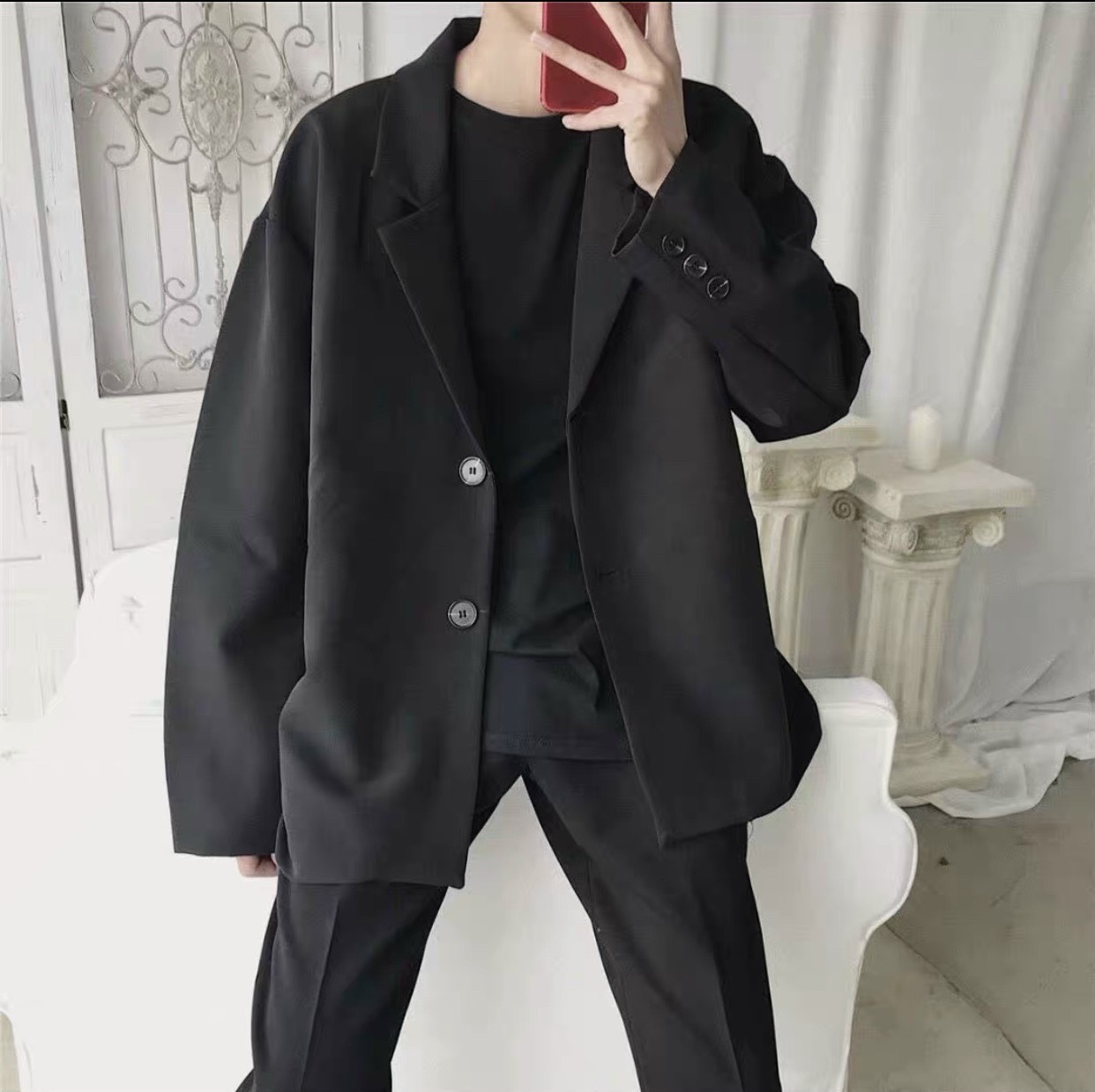 ÁO BLAZER NAM DÀI TAY, ÁO KHOÁC BLAZER PHONG CÁCH HÀN QUỐC