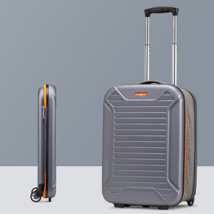 Vali kéo du lịch gập siêu gọn siêu mỏng chỉ 7cm, size 20 xách tay máy bay, size 24 inch giá rẻ, valy gấp siêu mỏng còn 7cm cần kéo hợp kim nhôm siêu chắc Micocoo