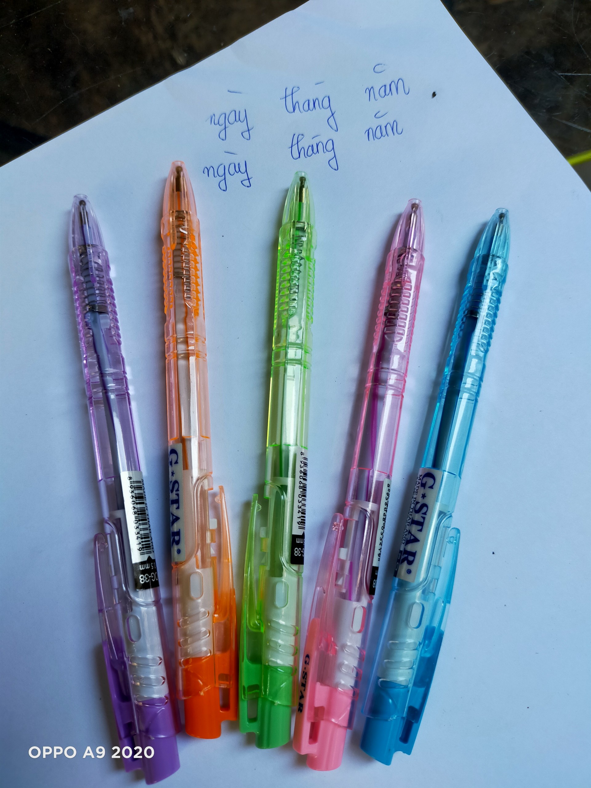 Combo 5 cây viết bi xanh og-38