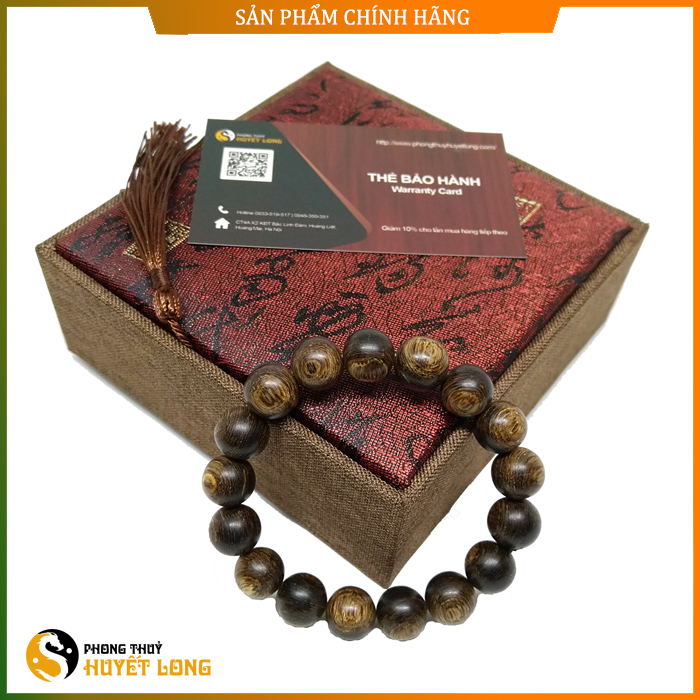 Vòng tay trầm hương sánh chìm cao cấp