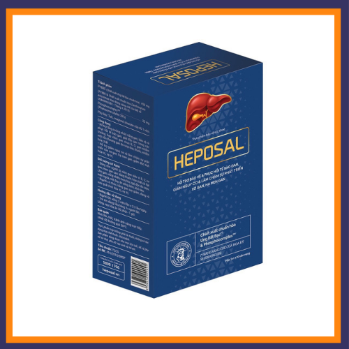 HEPOSAL - Thanh nhiệt, giải độc gan, tăng cường chức năng gan, phục hồi tổn thương gan
