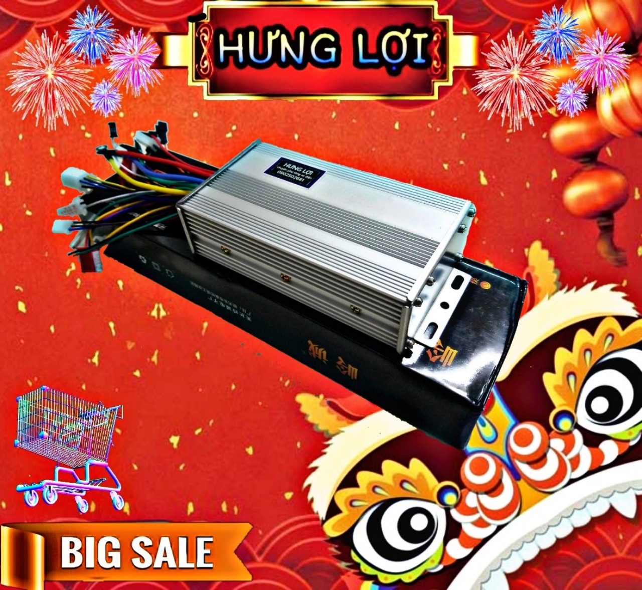 [HCM]IC điều tốc đa năng xe điện 48v 60v 500w 12 fet