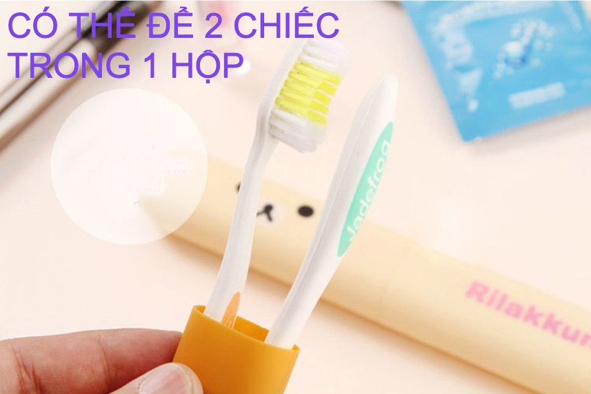 [XẢ KHO - COMBO 5 , ỐNG ĐỰNG BÀN CHẢI ĐÁNH RĂNG khi đi du lịch, cắm trại, leo núi, công tác, về quê, đi làm hình ngộ nghĩnh