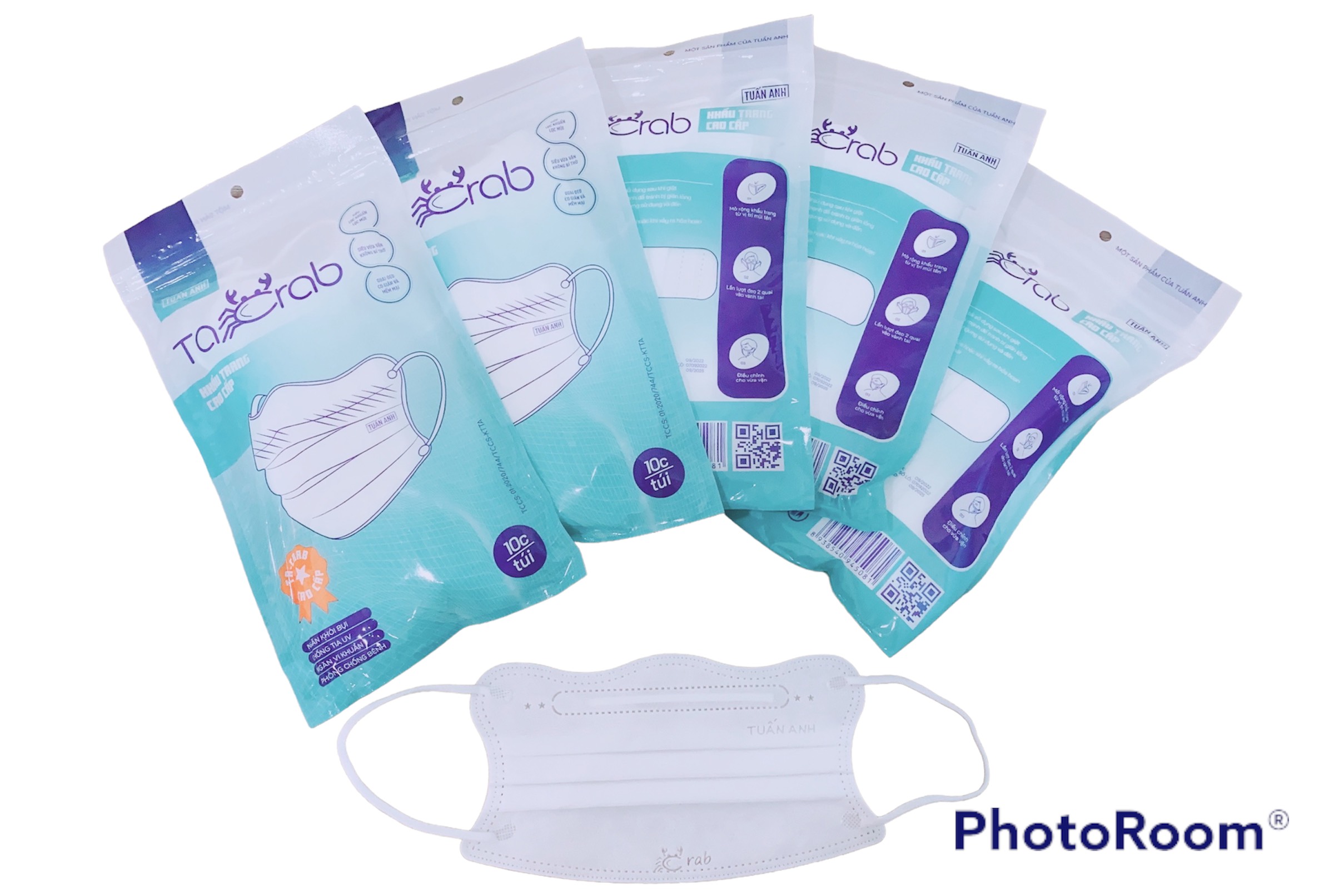 Combo 50 chiếc - 5 gói khẩu trang người lớn , khẩu trang king crab người lớn , khẩu trang kf94 người lớn , khẩu trang y tế người lớn , khẩu trang 3d người lớn , khẩu trang n95 người lớn