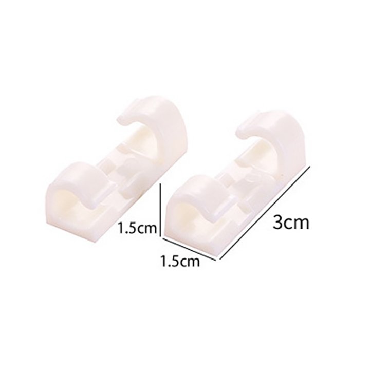 Kẹp dây điện dán tường - sử dụng keo 3m siêu dính hai mặt - vỉ 16 chiếc - gd313