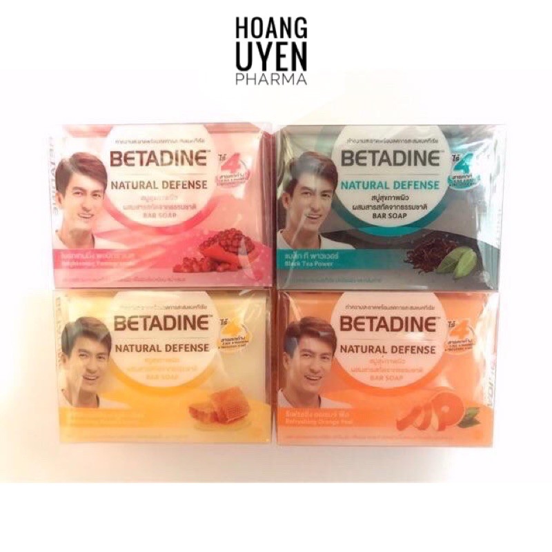 Xà phòng kháng khuẩn Betadine Natural Defense 110g