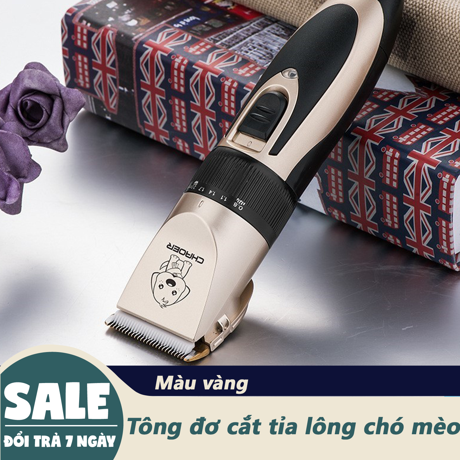 Tông đơ - Tông đơ cắt tỉa lông chó mèo, tông đơ chó mèo, tông đơ, tông đơ cắt tỉa lông, tông đơ chăm sóc lông thú cưng, tông đơ cạo lông cho chó mèo - Hỗ trợ đổi trả 7 ngày