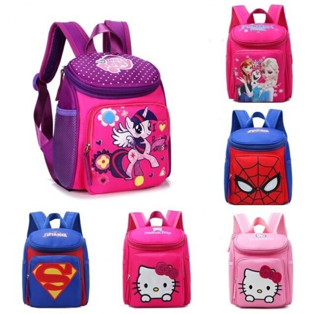 Ba lô Trẻ Em, Balo Mầm non Chống Gù Cho Bé Trai Và Bé Gái Siêu Nhẹ Từ 1 - 6 Tuổi