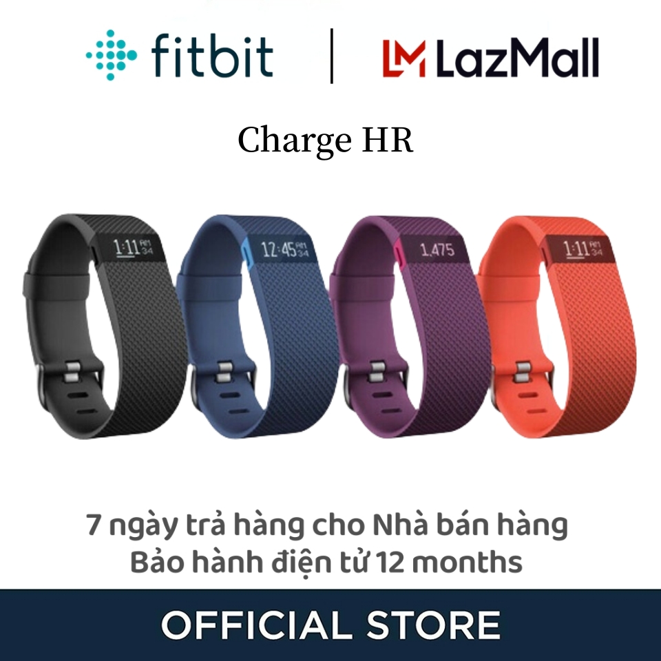 【48 giờ vận chuyển 100% Chính hãng Fitbit Charge HR Heart Rate Thể dục Wristband Xem thể thao Wristband