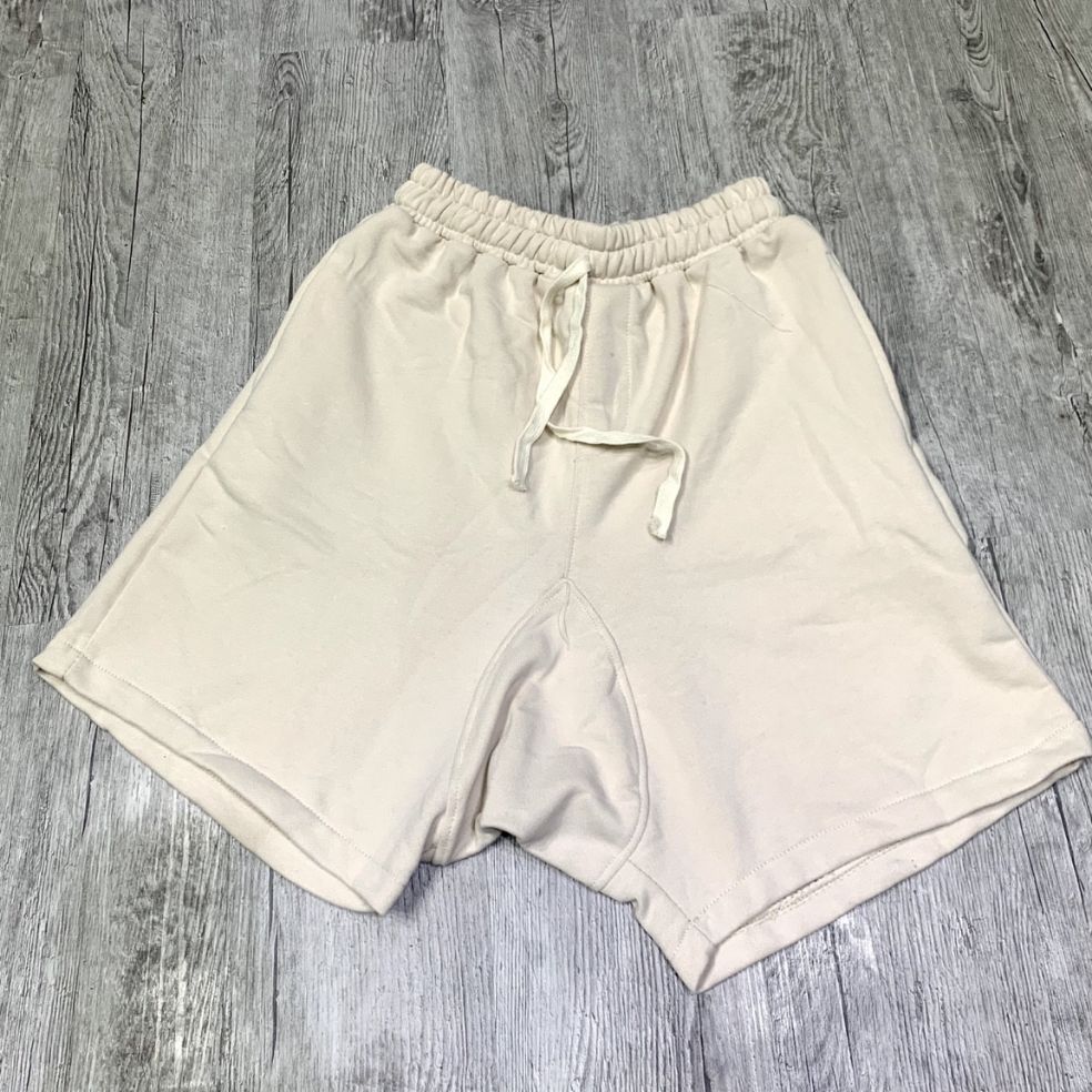 Quần Short Harem Unisex Màu Kem / Đen - Quần short đáy thụng dây drawstring dài - Harem short pants