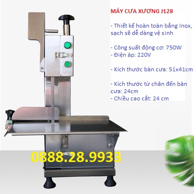Máy cưa xương lớn dùng để cưa xương heo, giò heo, móng heo, cưa xương lợn, thịt cá đông lạnh công suất 750W