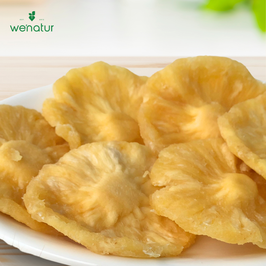 Dứa sấy dẻo nguyên vị we'natur 500g