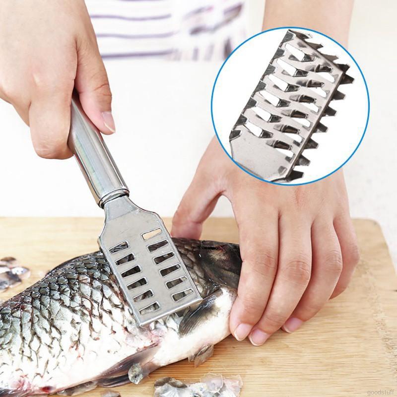 Dụng cụ đánh vảy cá, Dao đánh vảy cá bằng inox không gỉ, sắc bén