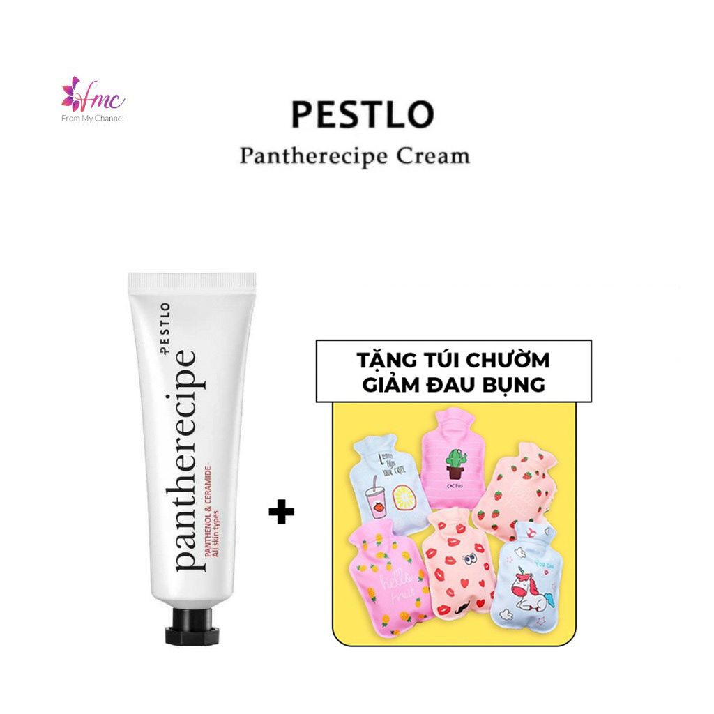 [MUA 1 TẶNG 1] Kem Dưỡng Ẩm và Trắng Da Pestlo Pantherecipe Cream 50ml + Tặng 1 túi chườm giảm đau bụng