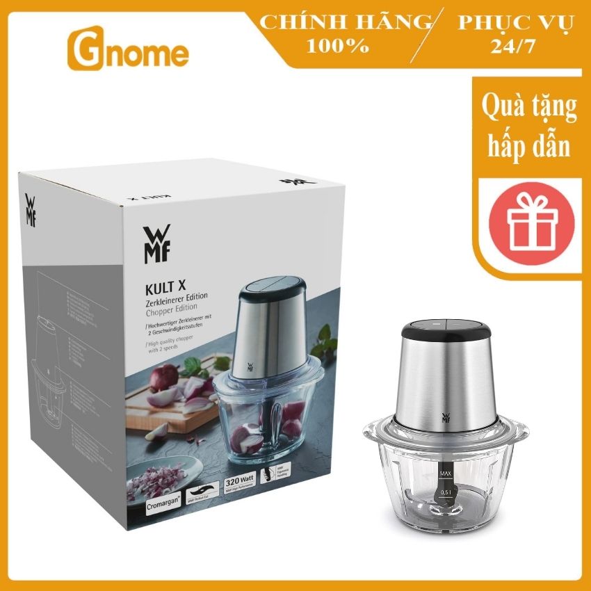 [Hàng Đức] Máy xay thịt WMF Kult X động cơ mạnh mẽ cùng dao thép 2 lưỡi , xay thực phẩm nhanh chóng hiệu quả an toàn cho sức khỏe