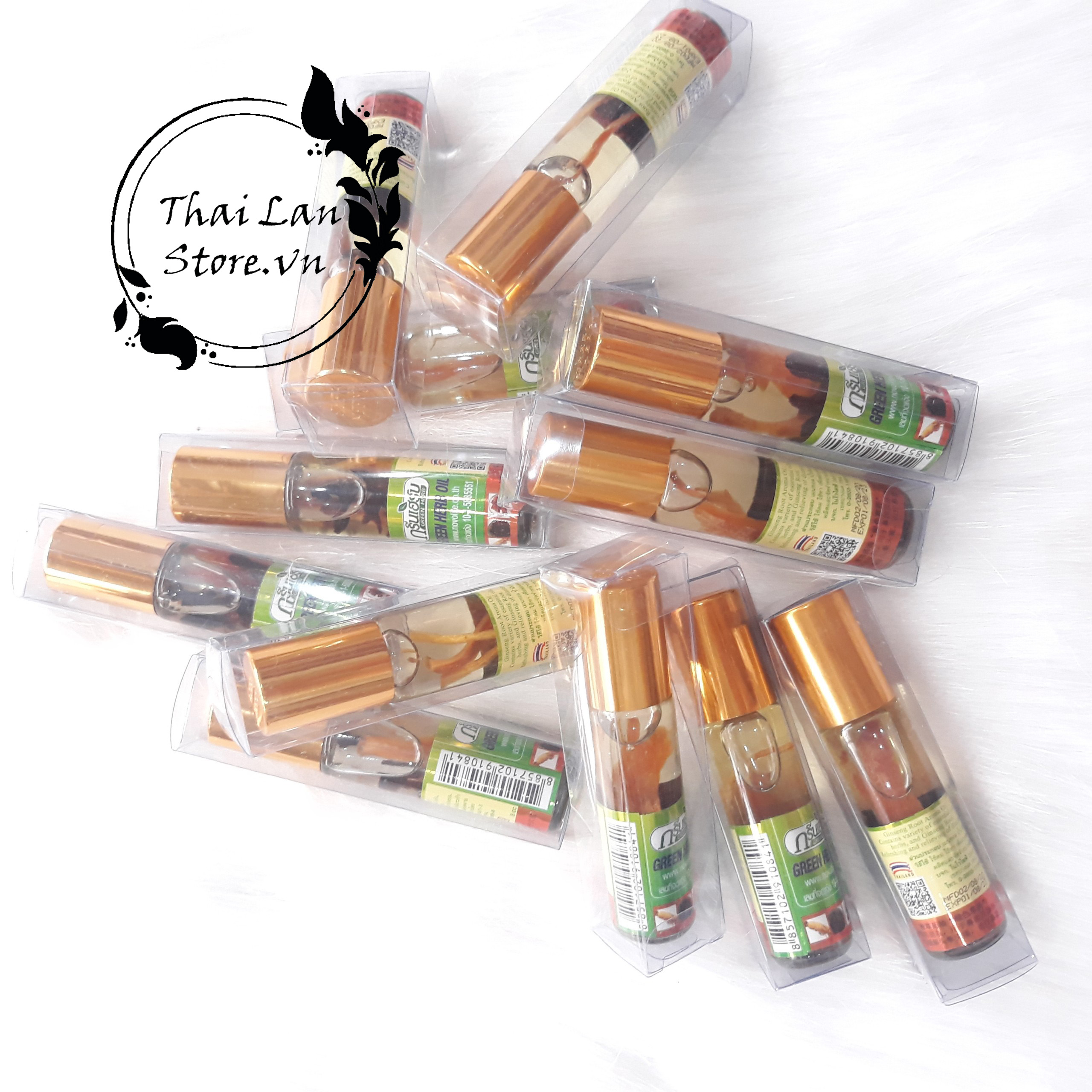 Dầu lăn sâm thảo dược Thái lan Green Herb Oil