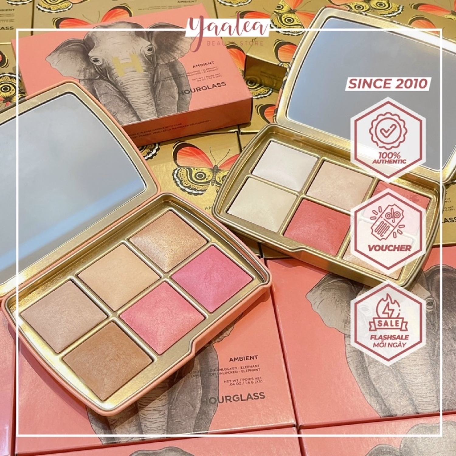 Bảng Highlight Má Hồng Hourglass Ambient Lighting Edit Unclocked