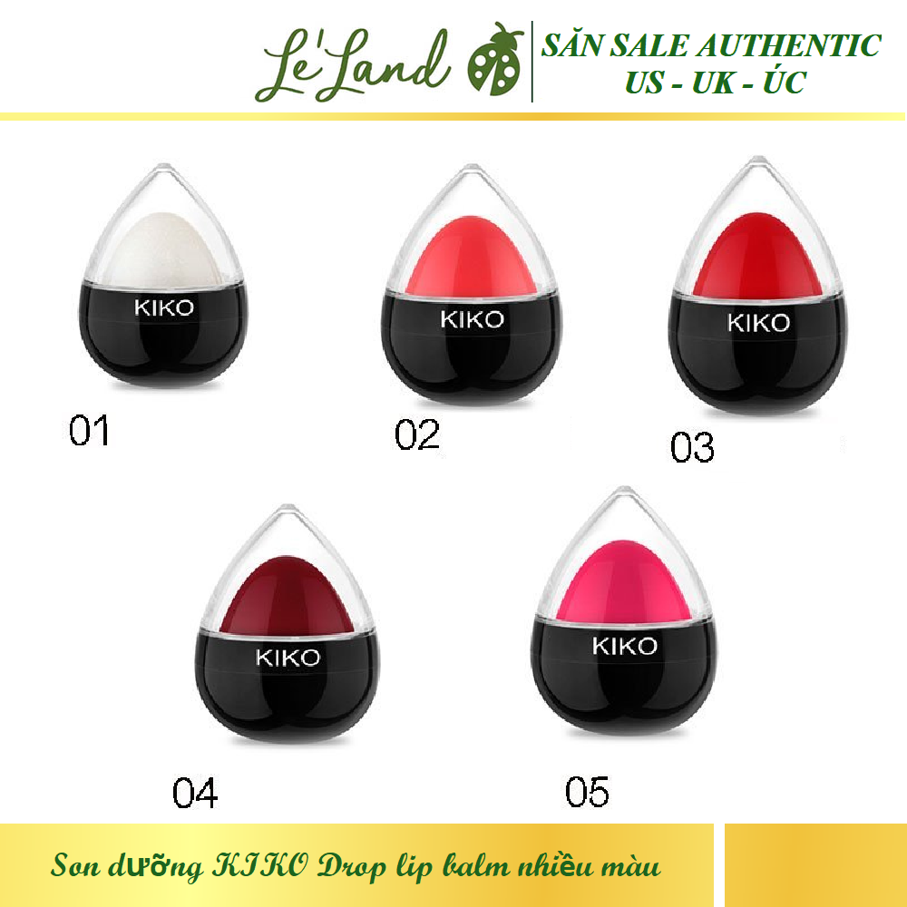 Bill UK - Săn sale 75% - Son dưỡng KIKO Drop lip balm nhiều màu