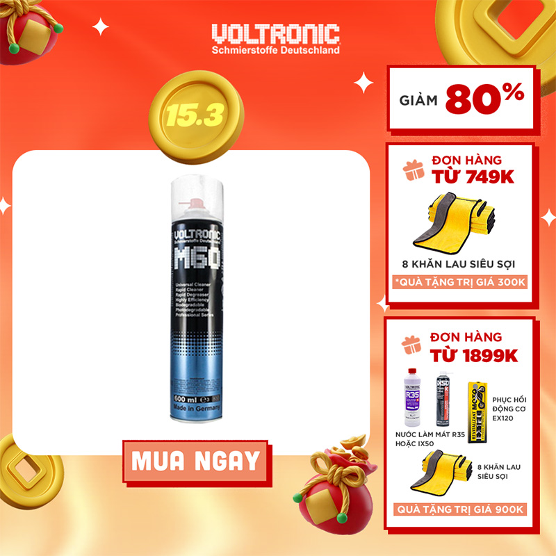Dung dịch vệ sinh tẩy rửa đa năng nhập khẩu Đức Voltronic M60 Chain Cleaner