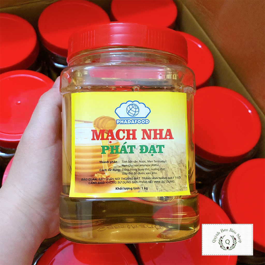 [HCM]Mạch nha Phát Đạt hũ 1kg hàng chính hãng dùng làm bánh kẹo thịt quay (date luôn mới)
