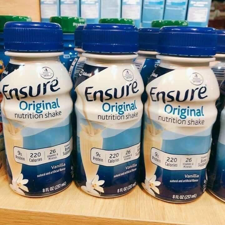 Combo 6 chai sữa Ensure dạng nước - Mỹ