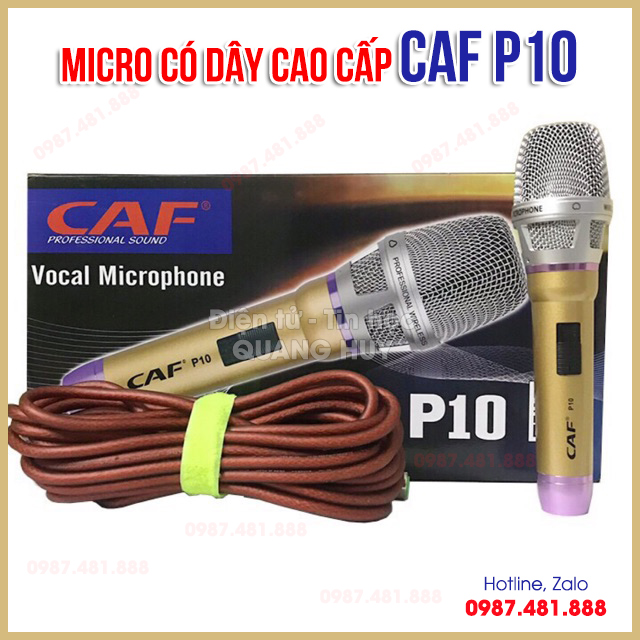 Micro có dây cao cấp CAF P10