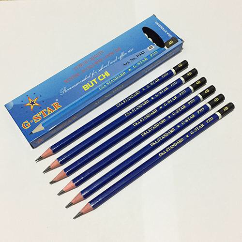 Hộp 12 cây chì đen gstar p333: 2b 3b 4b 5b 6b