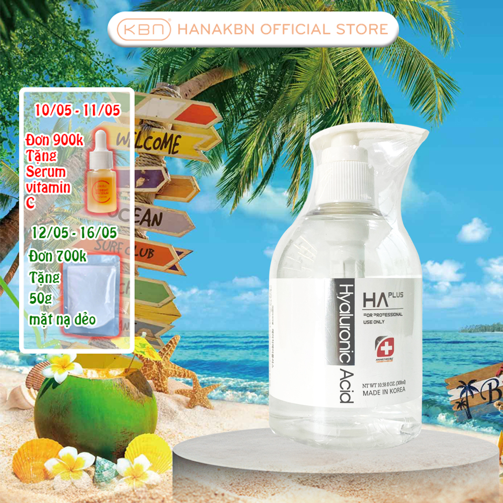 [KHUYẾN MÃI] Serum HA Plus Dưỡng Ẩm Căng Bóng Giảm Nếp Nhăn Hyaluronic Acid AWAKETHECELL 300ml