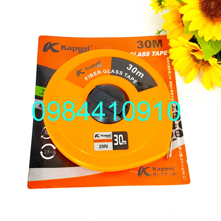 THƯỚC DÂY CUỘN CAO CẤP KAPUSI 30M - VĨ CAM