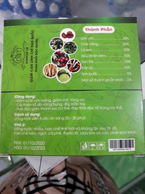 giảm cân linh chi Slimming
