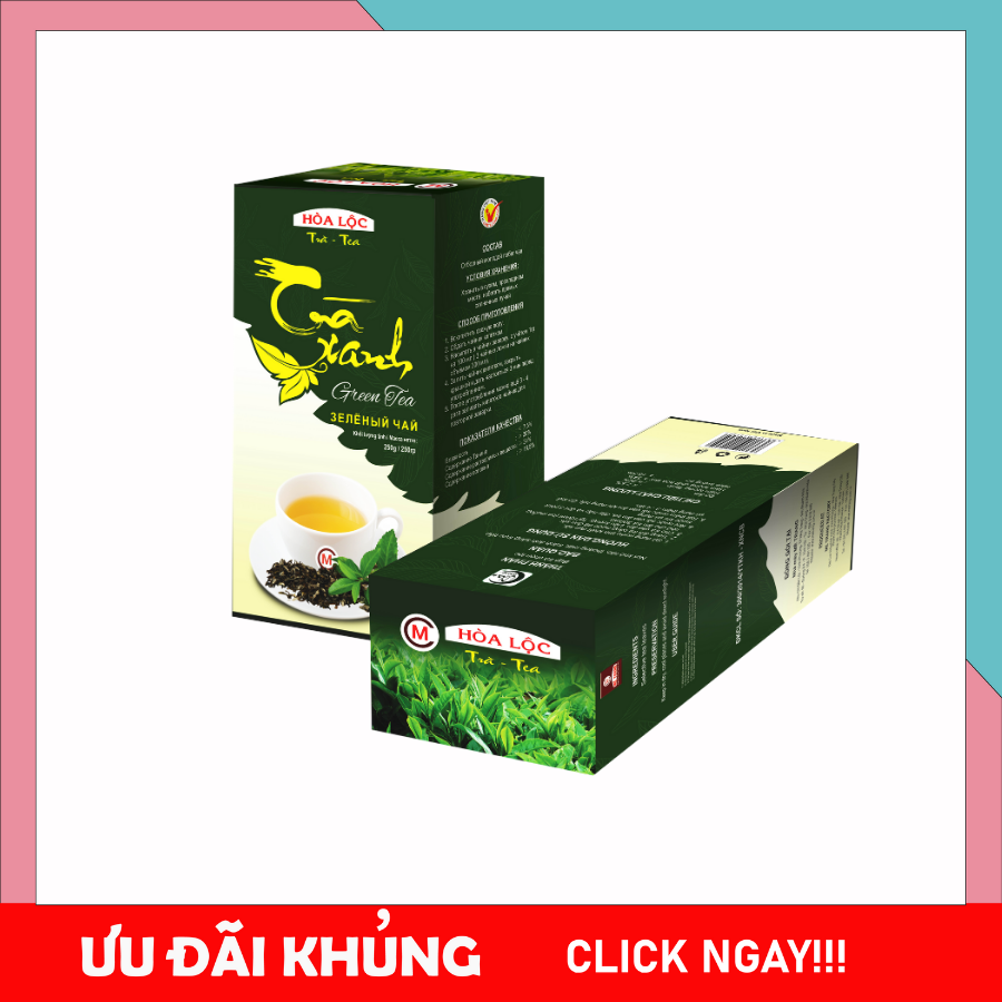 Trà xanh - Trà Hòa Lộc - Hộp 250g - Mê Trang