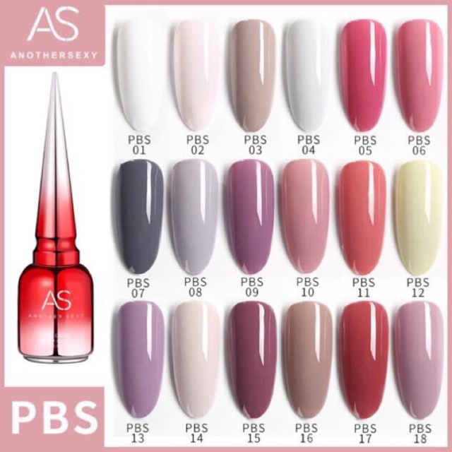 Sơn móng tay g.el uv,sơn g.el as mã pbs 15ml