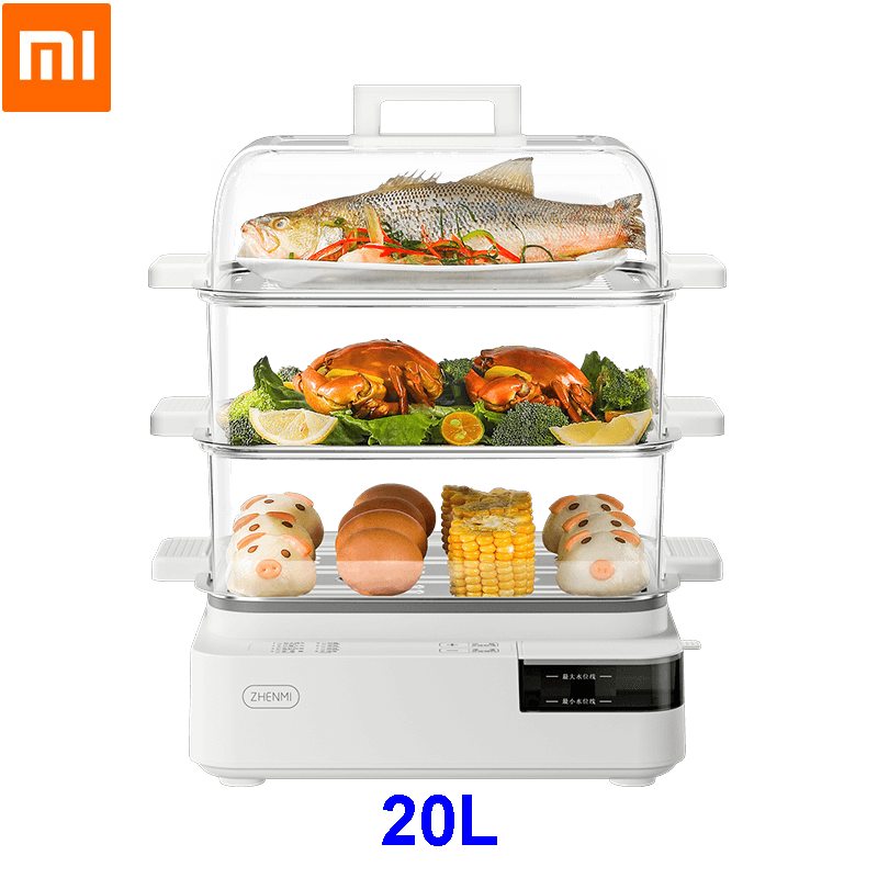 Nồi hấp điện 3 tầng đa năng xiaomi zhenmi 20l