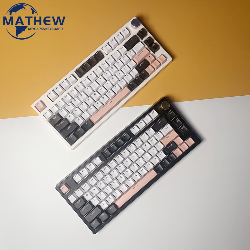 Gmk olivia keycap doubleshot process oem profile pbt keycaps fit 68 711 84 87 980 104 108