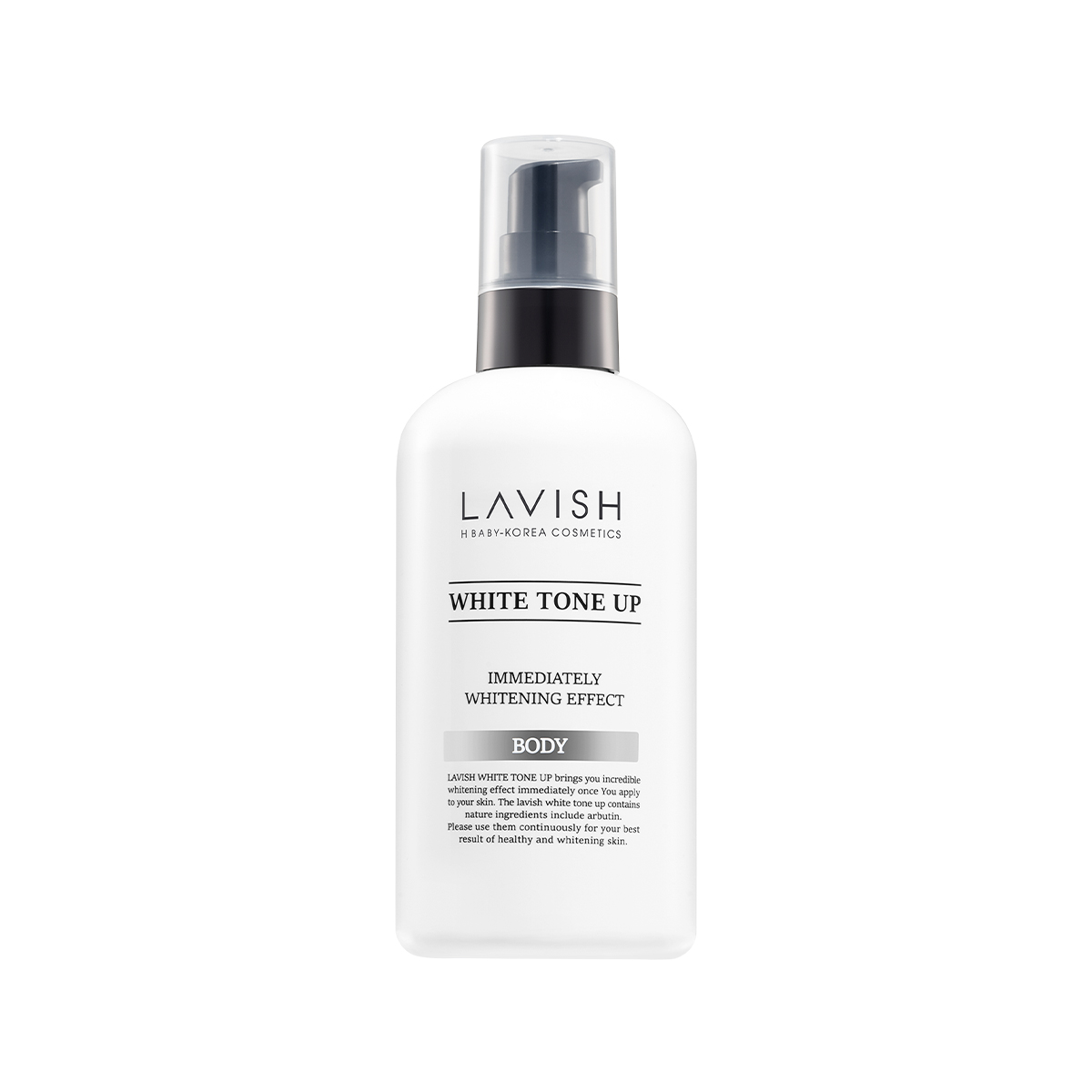 Body white tone up night lavish h baby - 250ml - kem dưỡng trắng body chuyên sâu ban đêm