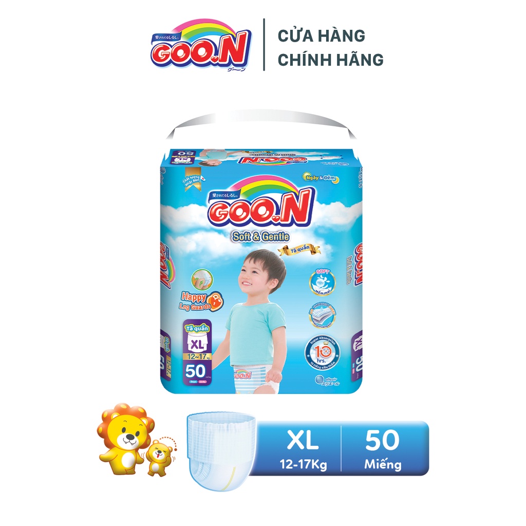Bỉm goon soft & gentle - tã quần goo.n soft & gentle size xl50- bỉm goon premium - bỉm goon friend - bỉm goon mommy kiss - tã bỉm goon size xl quần