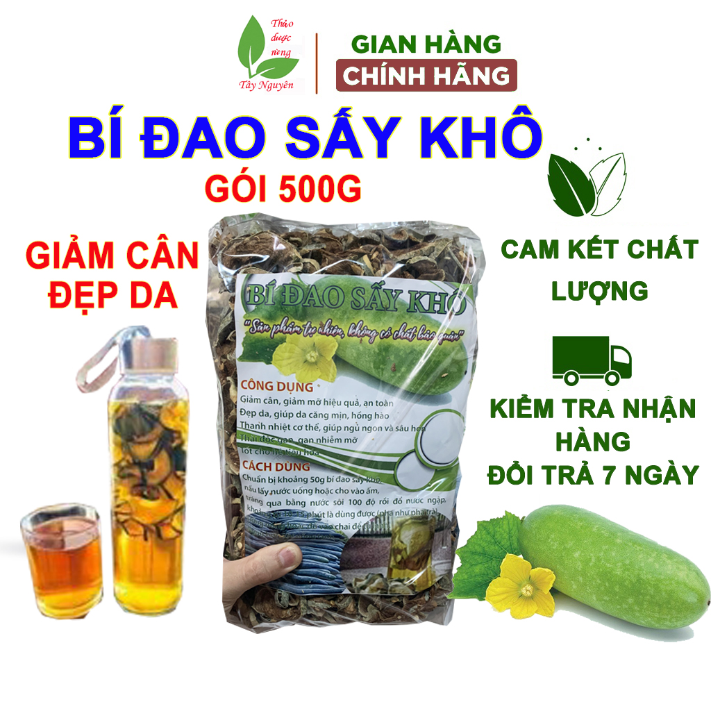 Bí đao sấy khô giảm cân , trà bí đao, thanh nhiệt cơ thể, đẹp dáng, đẹp da